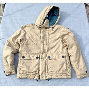 Rodd‎ & Gunn Men's Hooded Queenstown Short Waxed Jacket Tussock Size M